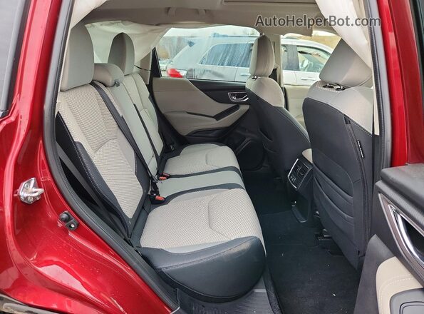 JF2SKAEC2PH446207 2023 SUBARU FORESTER Red Widok wnętrza z tyłu