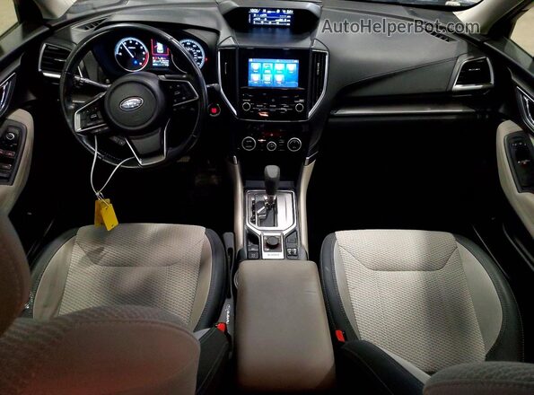 JF2SKAJC0LH402769 2020 SUBARU FORESTER Синий Вид панели приборов