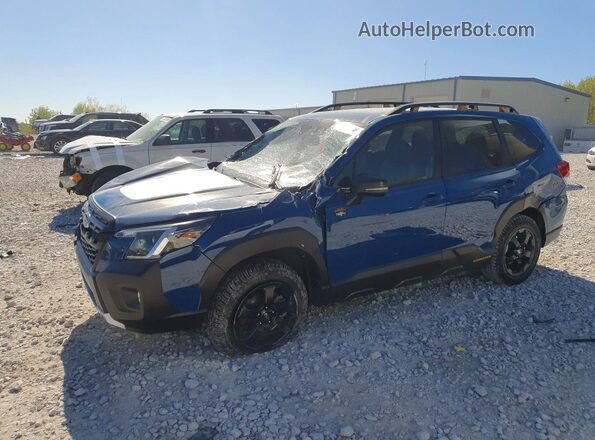 JF2SKAJC0RH527568 2024 SUBARU FORESTER Blue Przód lewy