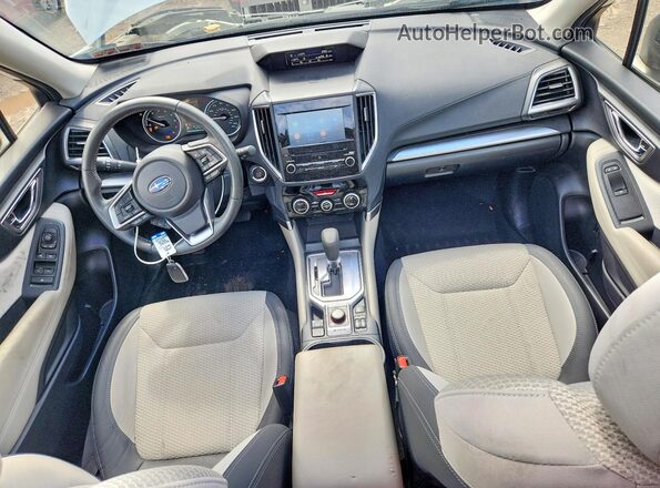 JF2SKAJC2MH592222 2021 SUBARU FORESTER Белый Вид панели приборов