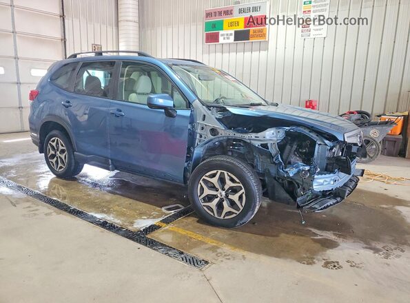 JF2SKAJC3MH569838 2021 SUBARU FORESTER Blue Przód prawy