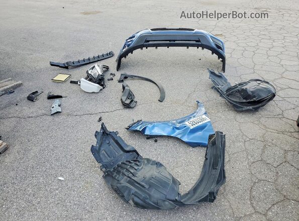 JF2SKAJC3MH569838 2021 SUBARU FORESTER Blue Widok naklejki z numerem VIN