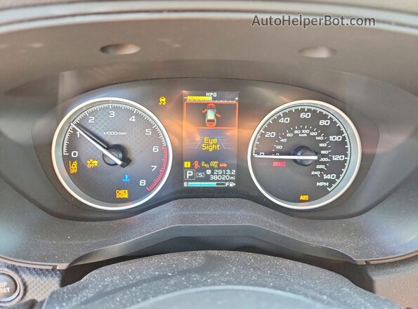 JF2SKAJC4LH566798 2020 SUBARU FORESTER Зеленый Вид щитка приборов