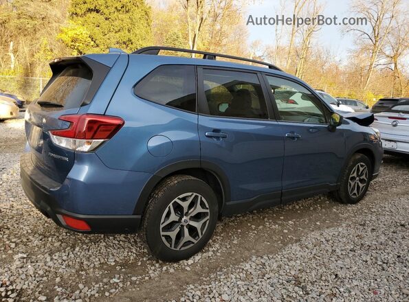 JF2SKAJC6MH517877 2021 SUBARU FORESTER Синий Задняя правая четверть
