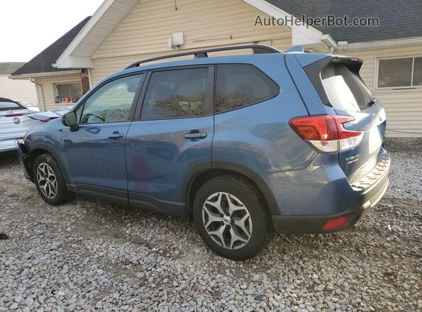 JF2SKAJC6MH517877 2021 SUBARU FORESTER Синий Задняя левая четверть