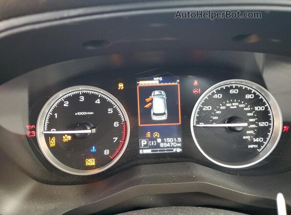 JF2SKAJC6MH517877 2021 SUBARU FORESTER Синий Вид щитка приборов