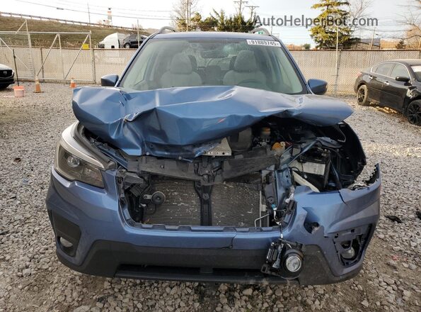 JF2SKAJC6MH517877 2021 SUBARU FORESTER Синий Вид спереди