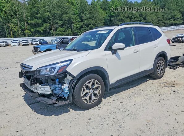 JF2SKAJC7LH529471 2020 SUBARU FORESTER Белый Передняя левая четверть