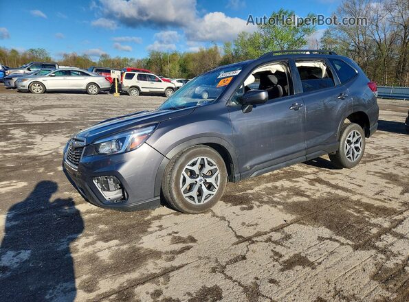 JF2SKAJC7LH555486 2020 SUBARU FORESTER Gray Przód lewy