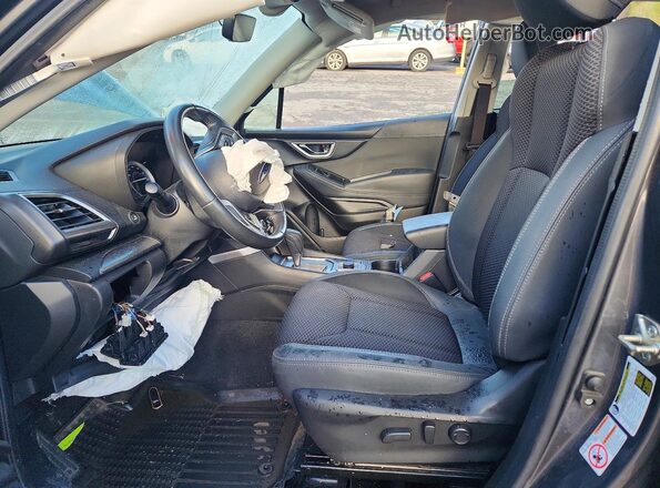 JF2SKAJC7LH555486 2020 SUBARU FORESTER Gray Widok wnętrza z przodu