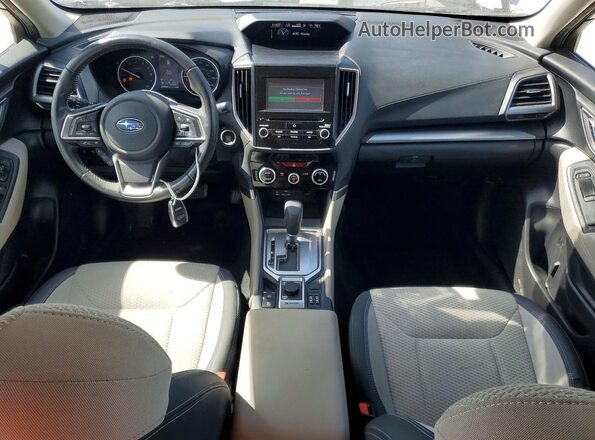 JF2SKAJC8MH403587 2021 SUBARU FORESTER Синий Вид панели приборов