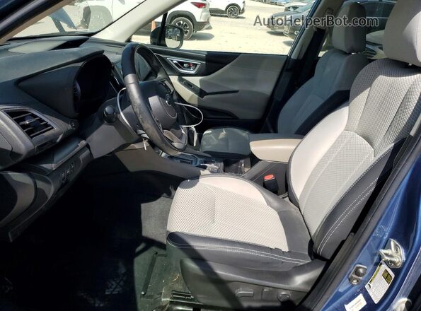 JF2SKAJC8MH403587 2021 SUBARU FORESTER Синий Вид салона спереди