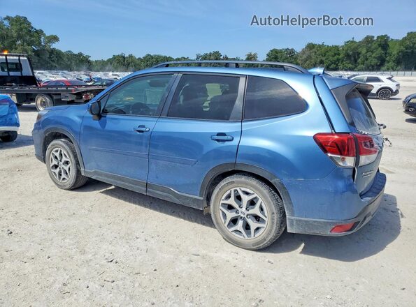 JF2SKAJC8MH403587 2021 SUBARU FORESTER Синий Задняя левая четверть
