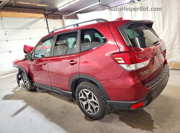 JF2SKAJC9MH531546 2021 SUBARU FORESTER Красный Задняя левая четверть