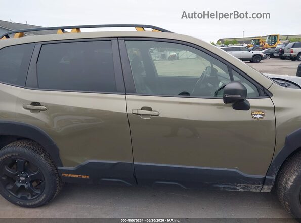 JF2SKALC4NH413323 2022 SUBARU FORESTER Green უკანა სალონის ხედი