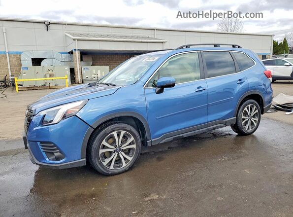 JF2SKALC6RH425026 2024 SUBARU FORESTER Blue Przód lewy