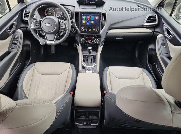 JF2SKALC7RH414455 2024 SUBARU FORESTER White წინა პანელის ხედი