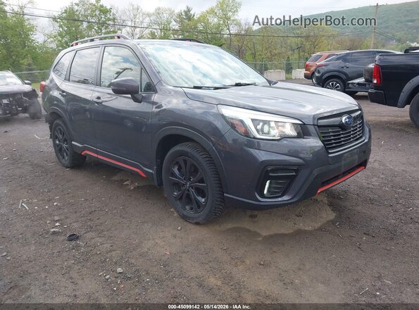 JF2SKALC8LH511896 2020 SUBARU FORESTER Gray Delantero derecho