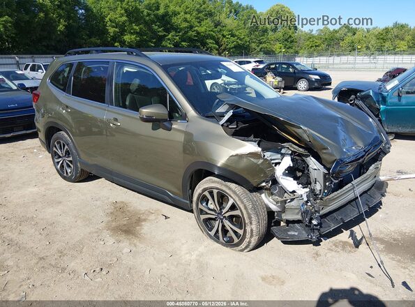 JF2SKALCXRH455677 2024 SUBARU FORESTER Green Przód prawy