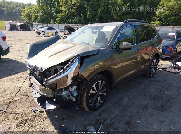 JF2SKALCXRH455677 2024 SUBARU FORESTER Green Przód lewy