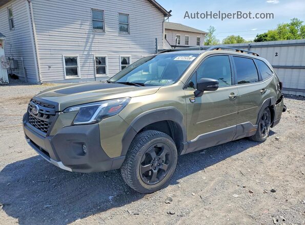 JF2SKAMC1NH464017 2022 SUBARU FORESTER Зеленый Передняя левая четверть