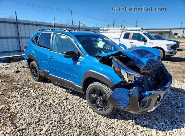 JF2SKAMC4PH526822 2023 SUBARU FORESTER Синий Передняя правая четверть