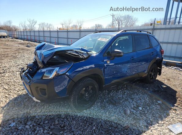 JF2SKAMC4PH526822 2023 SUBARU FORESTER Синий Передняя левая четверть