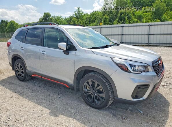 JF2SKAMC7LH562272 2020 SUBARU FORESTER Серебряный Передняя правая четверть