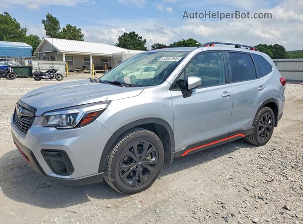 JF2SKAMC7LH562272 2020 SUBARU FORESTER Серебряный Передняя левая четверть