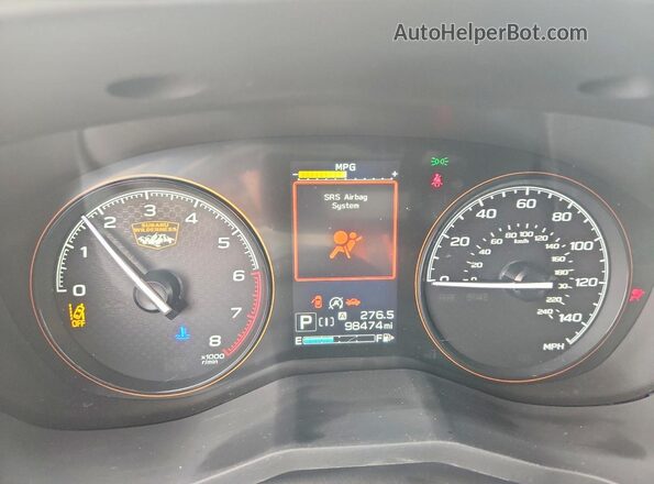 JF2SKAMC8NH420550 2022 SUBARU FORESTER Серый Вид щитка приборов