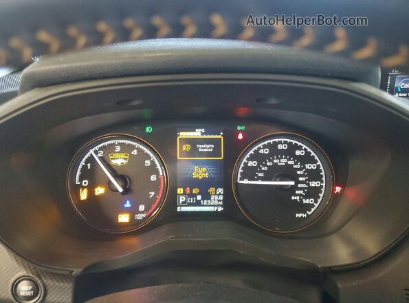 JF2SKAMCXPH488867 2023 SUBARU FORESTER Белый Вид щитка приборов