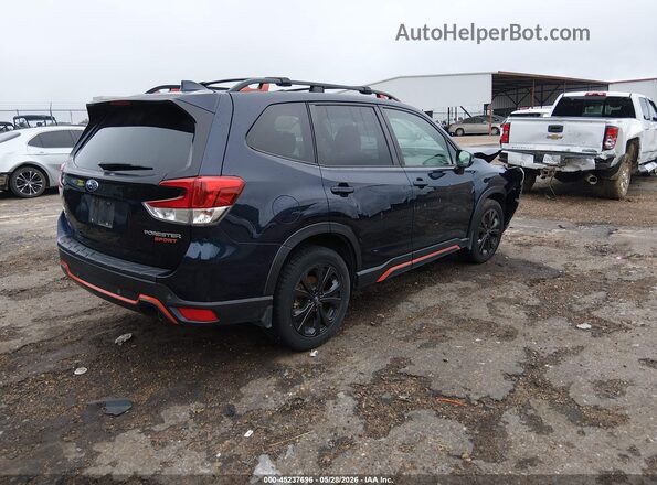 JF2SKAPC1KH561256 2019 SUBARU FORESTER Синий Задняя правая четверть
