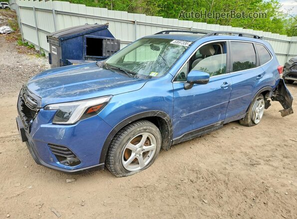 JF2SKAPC2PH500621 2023 SUBARU FORESTER Синий Передняя левая четверть