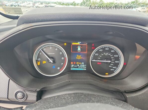 JF2SKAPC2PH523042 2023 SUBARU FORESTER Зеленый Вид щитка приборов