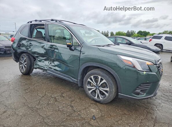 JF2SKAPC2PH523042 2023 SUBARU FORESTER Зеленый Передняя правая четверть
