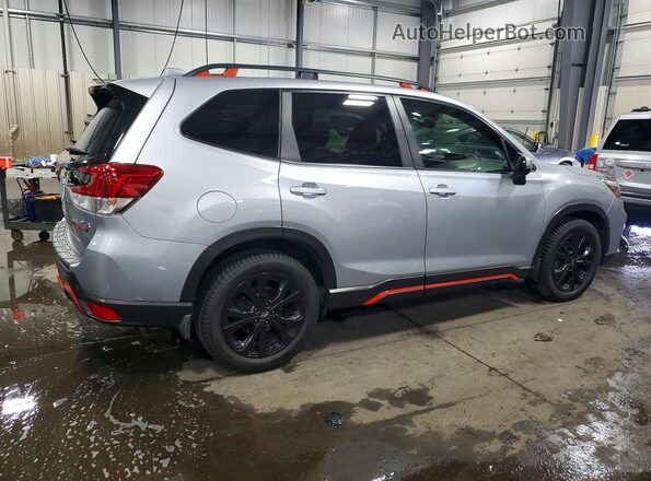 JF2SKAPC3KH552848 2019 SUBARU FORESTER Серебряный Задняя правая четверть