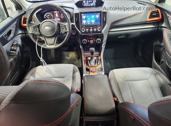 JF2SKAPC5KH554312 2019 SUBARU FORESTER Blue Widok deski rozdzielczej