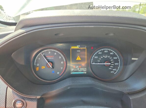 JF2SKAPC6KH450508 2019 SUBARU FORESTER White Widok zestawu wskaźników