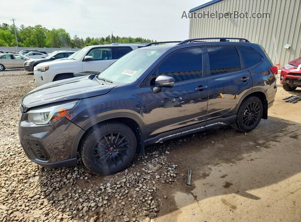 JF2SKAPC6KH475361 2019 SUBARU FORESTER Угольный Передняя левая четверть