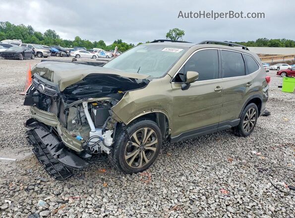 JF2SKAPC6NH524305 2022 SUBARU FORESTER Зеленый Передняя левая четверть