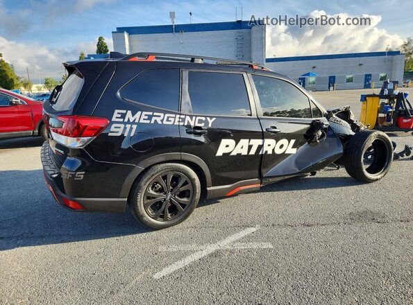 JF2SKAPC7KH575288 2019 SUBARU FORESTER Черный Задняя правая четверть