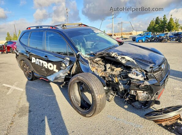 JF2SKAPC7KH575288 2019 SUBARU FORESTER Черный Передняя правая четверть