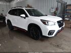 2019 Subaru Forester Sport White vin: JF2SKAPC9KH402873