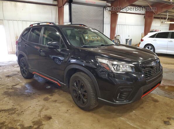 JF2SKAPCXKH587533 2019 SUBARU FORESTER Black Przód prawy