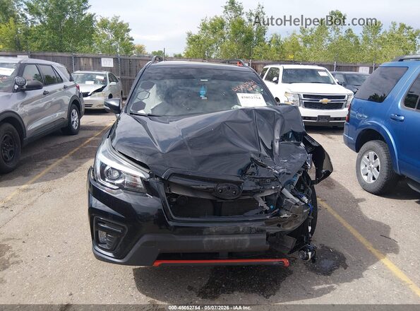 JF2SKARC0LH424081 2020 SUBARU FORESTER Черный Вид щитка приборов