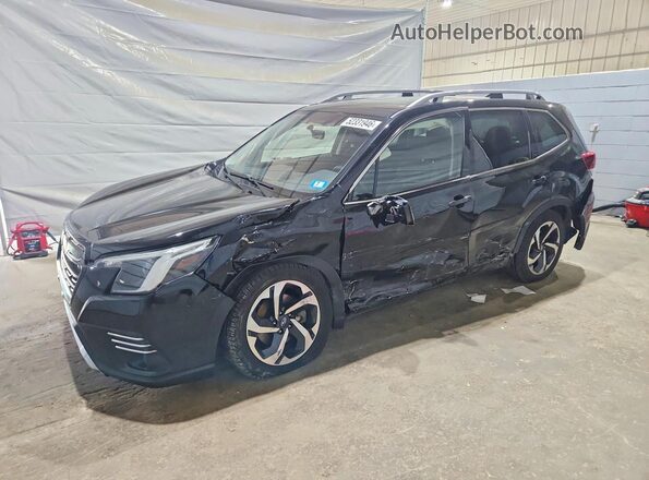 JF2SKARC0NH404819 2022 SUBARU FORESTER Черный Передняя левая четверть