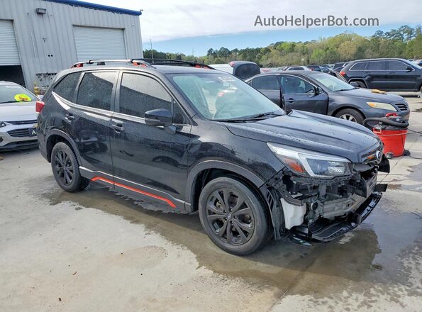 JF2SKARC1MH424804 2021 SUBARU FORESTER Black Przód prawy