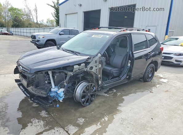 JF2SKARC1MH424804 2021 SUBARU FORESTER Black Przód lewy