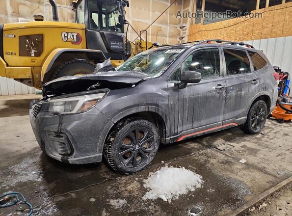 JF2SKARC3MH478170 2021 SUBARU FORESTER Серый Передняя левая четверть