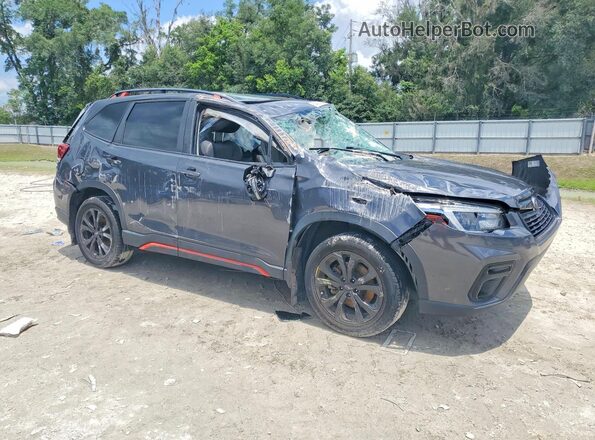 JF2SKARC3MH512530 2021 SUBARU FORESTER Серый Передняя правая четверть